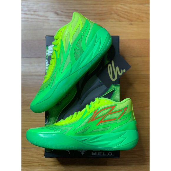 Puma Shoes Size 7 Puma Lamelo Ball Mb2 Nickelodeon Slime Athletic